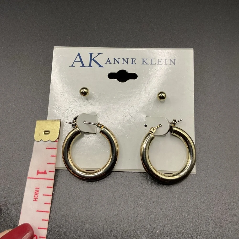 NWT Anne Klein Set of Earrings - Hoops and Studs